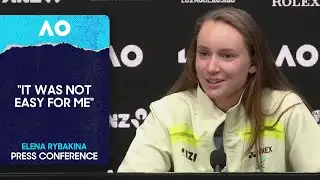 Elena Rybakina Press Conference | Australian Open 2026 First Round