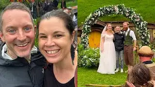 Elijah Wood Crashes Wedding In Hobbiton