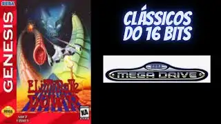 Eliminate Down Mega Drive (Genesis) Jogo Bonito e Difícil do nosso Megão