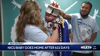 Elizabethtown baby going home for first time after spending 622 days in NICU