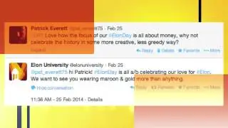 ELN Morning: First-Year Student Protests Elon Day