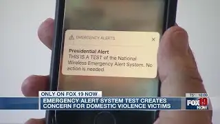 Emergency Alert System test could endanger domestic violence victims