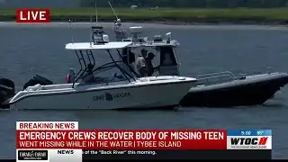 Emergency crews recover missing swimmer on Tybee