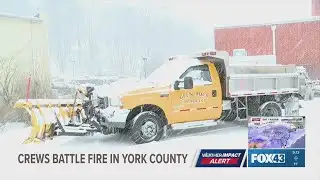 Emergency crews respond to fire in York County