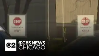 Emergency exit padlocked and chained at Jones College Prep