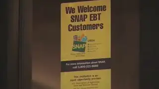 Emergency food box distribution at SouthPark Mall Pantry