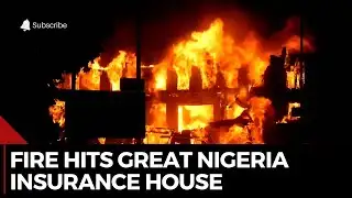 Emergency in Lagos as Fire Guts Great Nigeria Insurance Building