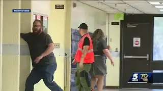 Emergency responders held simulated school shooting training in Moore Friday