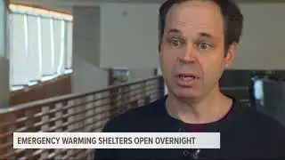 Emergency warming shelters open overnight