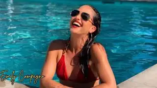 Emily Compagno Stuns Wearing String Bikini in Sunkissed