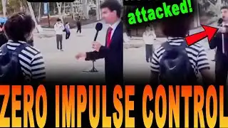 Emotional BLACK guy has ZERO impulse control... He lost it over a WORD!