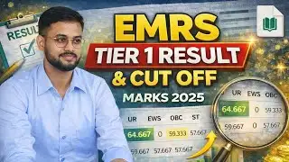 EMRS Result 2025 OUT 🔥 | Tier 1 Cut Off Marks | EMRS Result Analysis | Next Step?