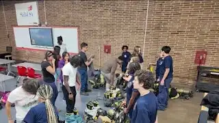 EMS students honor firefighters who died during the 9/11 attacks