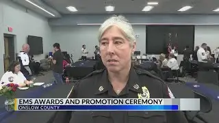 EMS workers recognized for service at Onslow County event