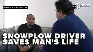 EMTs and snowplow team save Maryland man during snowstorm