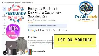 Encrypt a Persistent Disk with a Customer-Supplied Key | ARcade basecamp feb 26 #qwiklabs