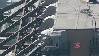 Engineers Examine State Office Building Structure