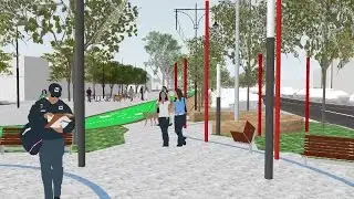 Entire Normal Street Rendering