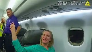 Entitled Karen Forces Her Way Onto Plane After Being Denied Boarding