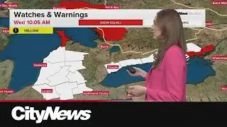 Environment Canada warns GTA could get up to 10 cm of snow