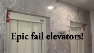 Epic Fail !!! Two news Schindler elevators in an old building @ Geneva, Switzerland