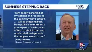 Epstein fallout hits Harvard: Larry Summers says he is 