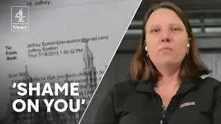 Epstein survivor speaks out after latest files released | Interview