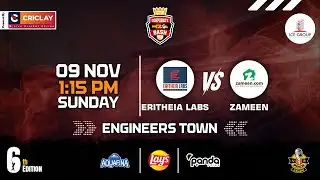 Eritheia Labs vs Zameen | Ice Corporate T20 Bash - 6th Edition | Sponsored by Ice Group