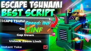 Escape Tsunami for Brainrots Script (NO KEY) | Auto Farm, Teleport To End, Auto Collect, Dupe 🌊