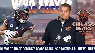 ESPN Predicts DJ Moore TRADE Coming! 😳 Bears Coaching Shakeup & Ryan Poles D-Line Priority