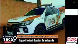 Esquadrão Anti-Bombas Desativou Explosivos no Lar Paraná