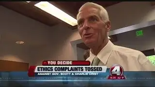 Ethics complaints against Crist and Scott tossed