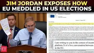 ‘EU meddled in US elections’: Jim Jordan drops bombshell at explosive House hearing