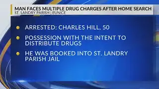 Eunice man faces multiple drug charges after home search