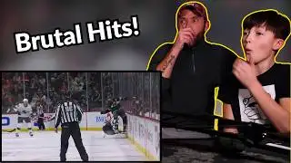 European Father & Son Reacts to NHL Top 20 Hits
