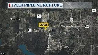 Evacuation order lifted, man arrested after Tyler crash ruptures pipeline