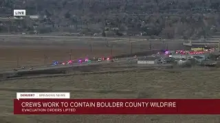 Evacuation orders lifted after Boulder County grass fire contained