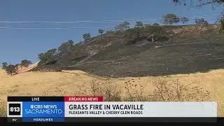 Evacuations lifted for grass fire in Vacaville