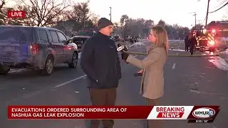 Evacuations ordered surrounding area of Nashua gas leak explosion