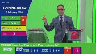 Evening SC winning lottery numbers for February 3, 2026