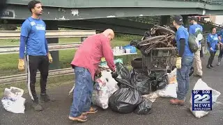 Eversource joins volunteers to clean Connecticut River area in Springfield
