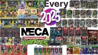 Every - 2025 - NECA TMNT Teenage Mutant Ninja Turtles Comparison List