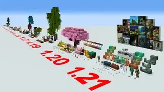 every major minecraft update in 120 sec