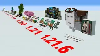 every major minecraft update in 132 sec