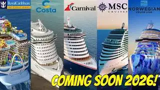 Every New MEGA Cruise Ship RANKED upcoming in 2026!