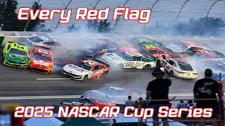 Every Red Flag: 2025 NASCAR Cup Series