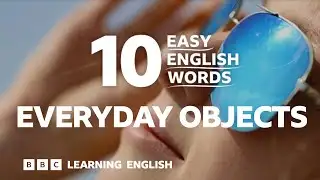 Everyday objects: 10 Easy English Words 🔑☂️🕶️🖊️🎒