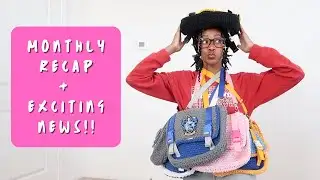 everything I crocheted in august 2022 | monthly recap + exciting news