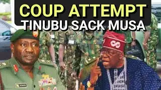 EVERYWHERE SCATTER🔥 C0UP ATTEMPT 😱Tinubu SACKS CDS Musa, Replaces Him Immediately with ... 