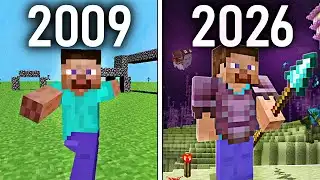 Evolution of Minecraft 2009-2026 (Mounts of Mayhem 1.22 Update)
